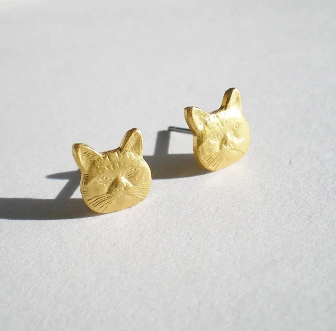 <Handmade in Japan> 手製動物銅質耳環