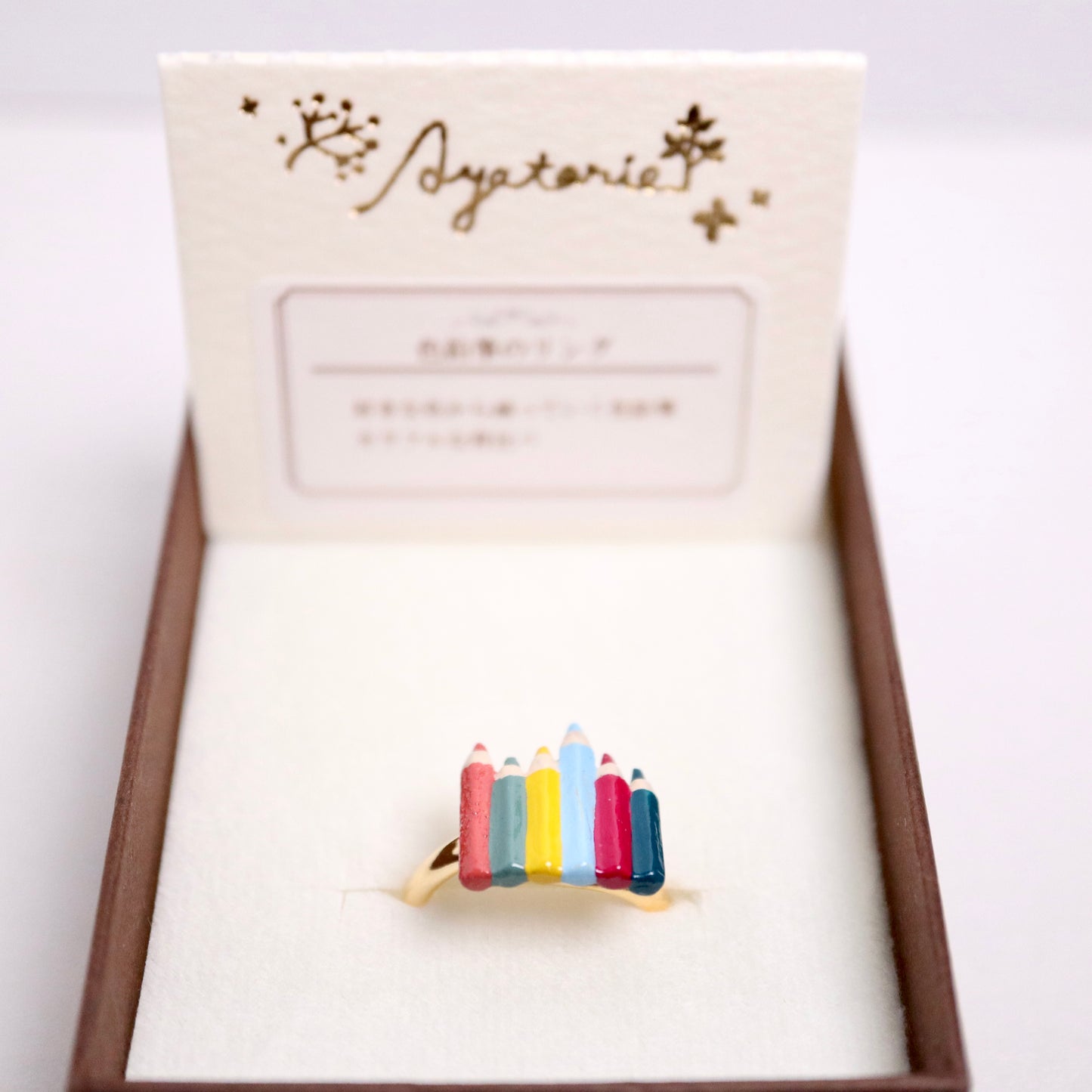 日本製 Ayatorie 色鉛筆系列(耳環/戒指)