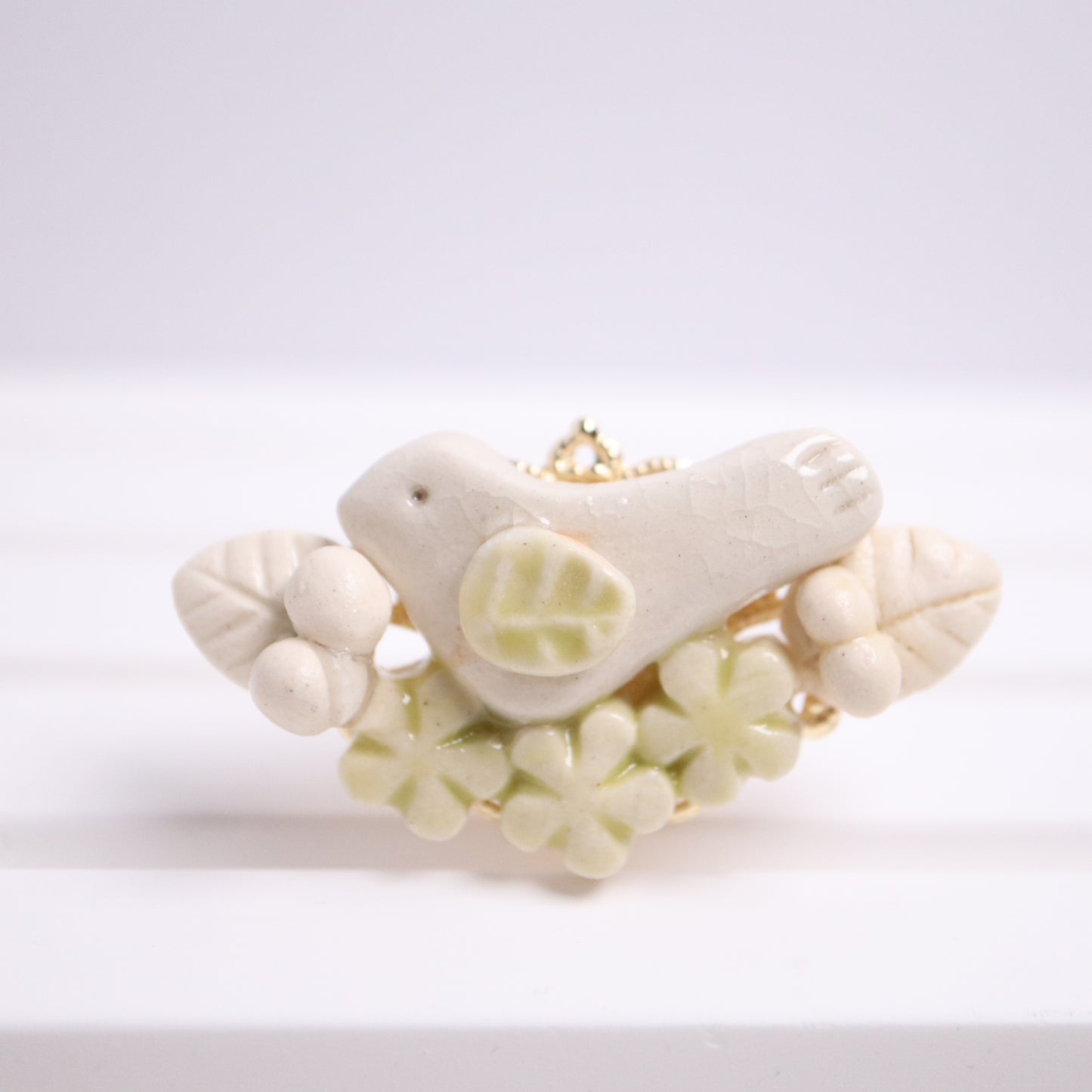 <Handmade in Japan> 手工陶藝小動物髮插