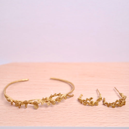 日本製 Ayatorie 尤加利葉系列 (耳環/手鐲/髮夾)