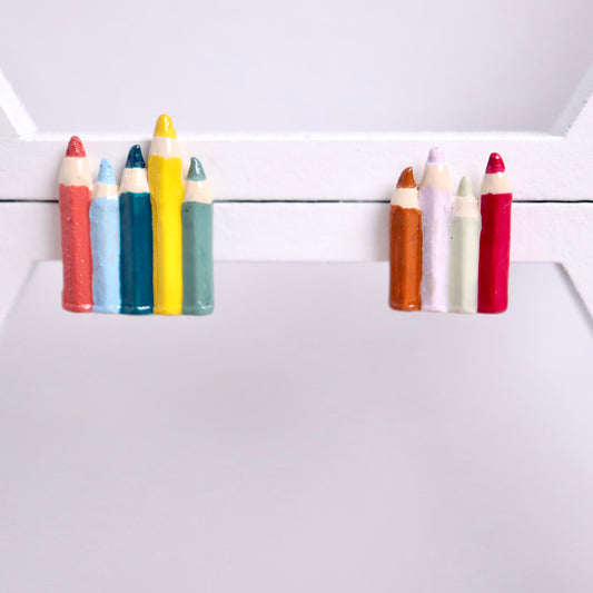 日本製 Ayatorie 色鉛筆系列(耳環/戒指)