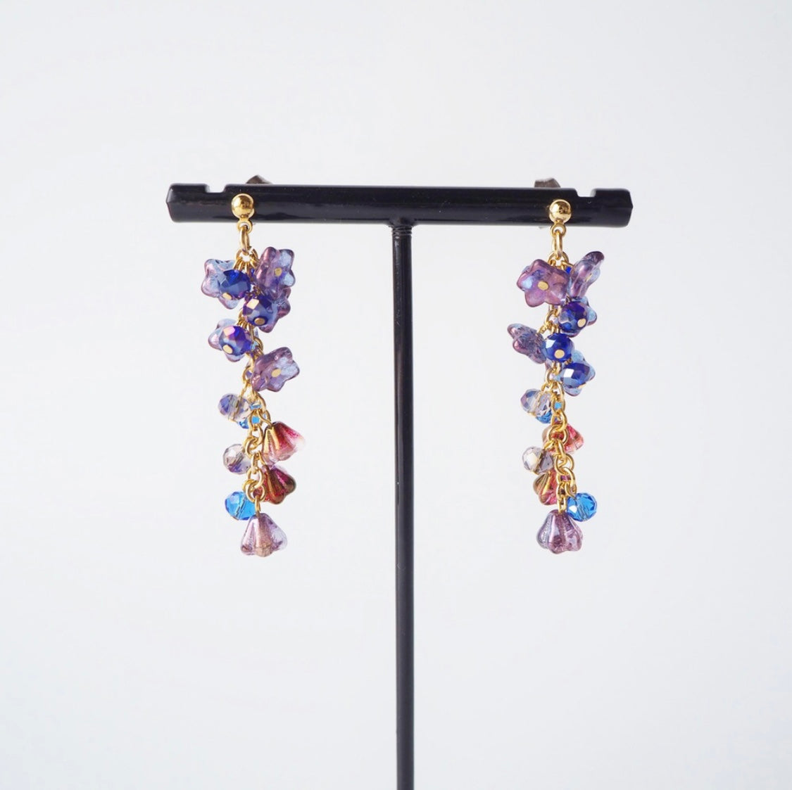 <Handmade in Japan> 藤の花耳環