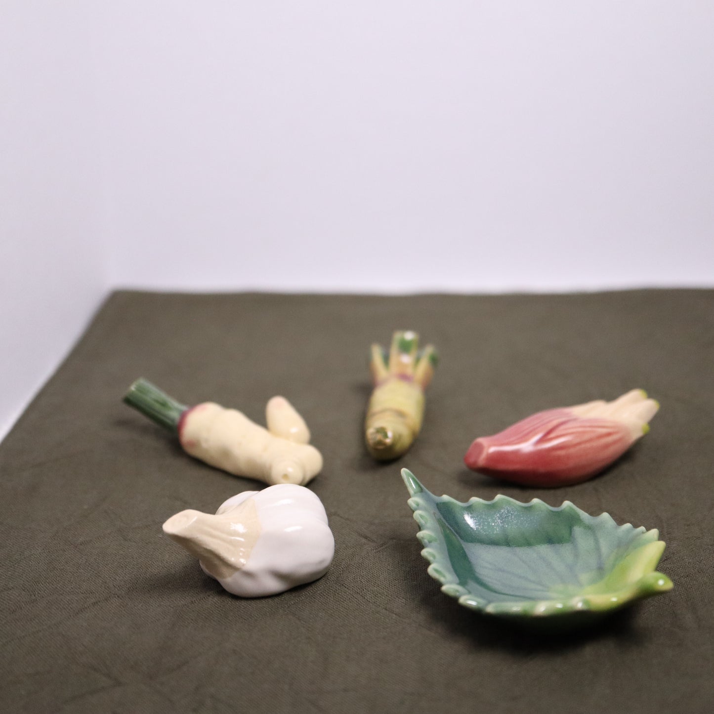 <Handmade in Japan> 箸置き 香味野菜set