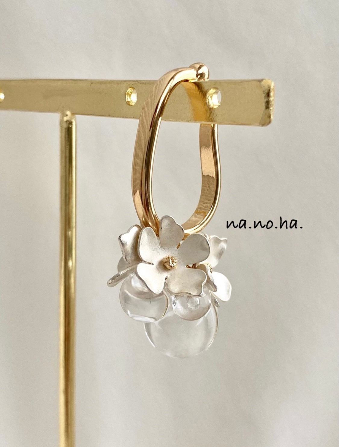 <Handmade in Japan> 花簇 ear cuff