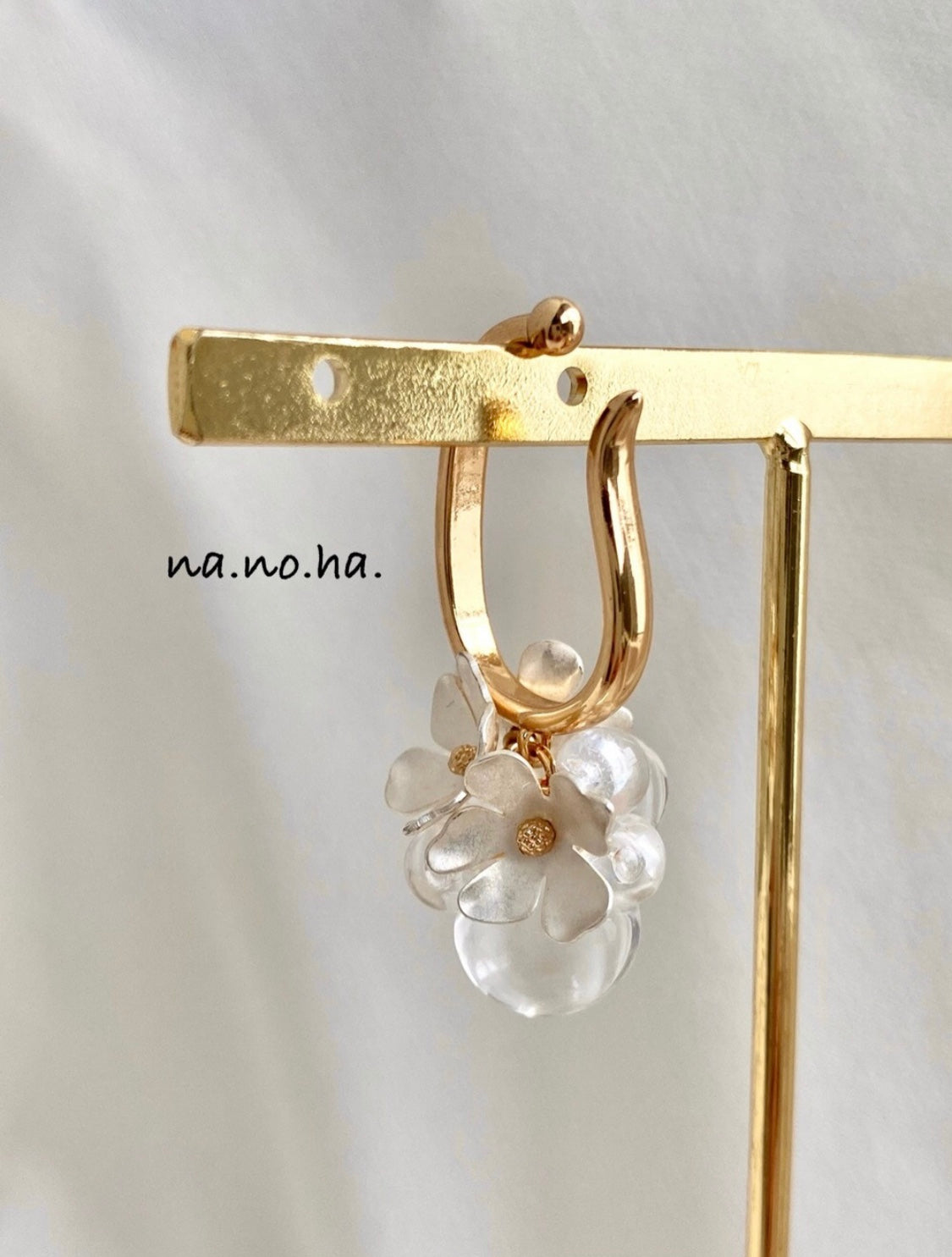 <Handmade in Japan> 花簇 ear cuff